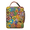 thumbnail image 6 of Peony Insulated Lunch Box Teen Reusable Lunch Bag Waterproof Portable Lunch Bag Office Beach, 6 of 6