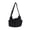 Black, variant on Ins Canvas Messenger Shoulder Bag Unisex Large Capacity School Tote