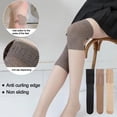 thumbnail image 5 of 4 Pairs Sheer Knee High Socks for Women, Creative Over Knee Transparent Calf Stockings, Simple Breathable Long Socks for Everyday Confidence, 5 of 8
