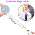 thumbnail image 3 of LAICAIW Badge Reel Marble Element Pattern Retractable Reel Holder Reel with Alligator Clip-6pcs, 3 of 4