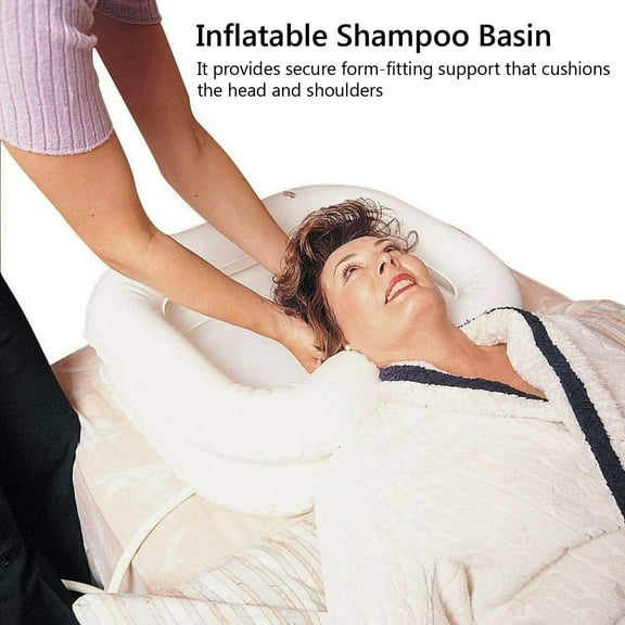Inflatable Basin,Hair Hair In Bed Hair Disabled Shampoo With Tube Inflatable Shampoo With Hair In Bed Dsfen Ziem Jinmie Siuke
