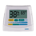 thumbnail image 2 of Vicks Health Check Hygrometer Humidity Monitor, 0.25 lb, White, V70, 2 of 7