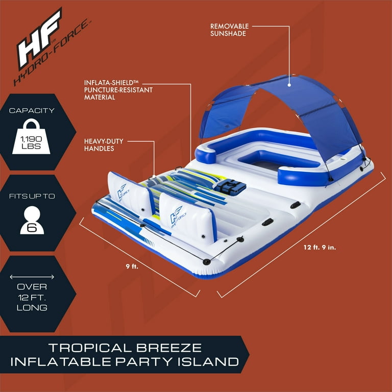 Bestway Hydro-Force Tropical Breeze 6-Person Inflatable Floating