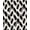 Black, Pattern 1, variant on ODIKA 4' x 6' Machine Washable Non-Slip Area Rug, Abstract Squiggle High Traffic Rug, Black, 308997