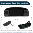 thumbnail image 6 of Unique Bargains Car Sunglasses Case for Mercedes-Benz E Class 2013-2016 Eyeglasses Holder Storage Box Plastic Black 1 Set, 6 of 7