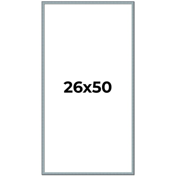 26x50 Frame Rustic Sky Blue Solid Wood Picture Frame | 0.75 Inch Moulding Width |Includes UV