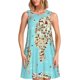 thumbnail image 1 of Disketp World Travel Line Icons Map para Vestido sin Mangas para Mujeres, Vestidos de Verano para Mujeres, Casual y Holgado para la Playa, 1 of 7
