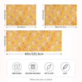 thumbnail image 4 of Haosy Satin Pillowcase for Hair and Skin Standard Cooling Silk Pillow Case with Envelope Closure Cute Orange Cat 20"x40", 4 of 9