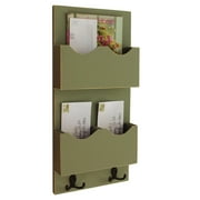 Mail Organizer Tall Mail Organizer With Two Slots One Divided Slot And Large