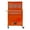 Orange, variant on High Capacity Mobile Tool Chest with Wheels - 8-Drawer Storage Cabinet for Workshop/Garage, Central Locking & Removable Tool Case