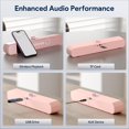 thumbnail image 4 of Altavoz Bluetooth FULMINARE 26W HD Sound 30H Playtime Rosa, 4 of 7