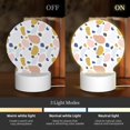thumbnail image 3 of Naloa Geometric Spots Acrylic LED Night Light Custom LED Lights Personalized Nightlight Customized Gifts for Family Couples Friends, 3 of 9