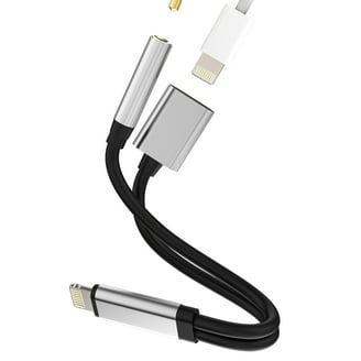 2 In 1 Audio Adapter Cable 3.5mm Headphone Jack AUX Charger Cord - Foto 4