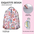 thumbnail image 5 of Ethnic Paisley Ornament Students Backpack Lightweight Bohemian Vintage Floral School Bag with Colorful and Artistic Pattern, 5 of 6