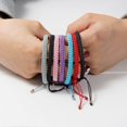 thumbnail image 4 of Braided rope bracelet ladies men, dating birthday couple gifts handmade jewelry, 4 of 5