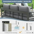 thumbnail image 2 of UDPATIO Aluminum Patio Furniture Set, Metal Patio Furniture Outdoor Couch, Aluminum Patio Chairs, 2 of 9