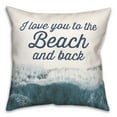 thumbnail image 2 of Creative Products To the Beach and Back Navy 18x18 Spun Poly Pillow, 2 of 3