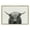 Gold, variant on Kate and Laurel Sylvie Hey Dude Highland Cow BW Framed Linen Textured Canvas Wall Art by The Creative Bunch Studio, 28x38 Gray, Chic Farm Animal Art for Wall