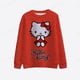 thumbnail image 4 of Sudadera con estampado de Hello Kitty para mujer, Jersey informal de manga larga con cuello redondo y dibujos animados, ropa de otoño, Japón, 4 of 4