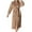 Brown, variant on RQYYD Womens Bathrobe Ladies Fleece Plush Warm Long Robes Fleece Nightgown Sleepwear with Belt
