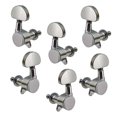 thumbnail image 1 of Paquete De 6 Llaves De Clavijas De Afinación Para Cuerdas De Guitarra Selladas, 3 Perillas De La Cabeza De La De Guitarra Izquierda 3 Derecha Sunnimix Sintonizadores de botón de cuerda de guitarra, 1 of 8