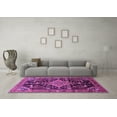 thumbnail image 3 of Ahgly Company Indoor Rectangle Persian Purple Traditional Area Rugs, 6' x 9', 3 of 4
