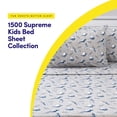 thumbnail image 2 of Juego de sábanas Sweet Home Collection 1500 Supreme Kids Twin, 2 of 6