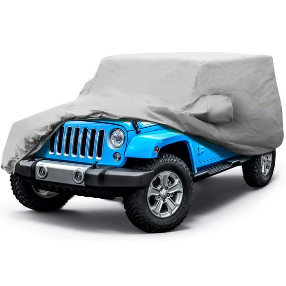 Leader Accessories Xtreme Guard Car Cover Waterproof Compatible for Jeep Wrangler 4 Door Car Cover CJ YJ TJ &JK
