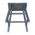 thumbnail image 6 of International Concepts Saddle 24 in Seat Counter Height Wood Stool, Heather Gray, 6 of 7