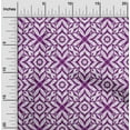 thumbnail image 2 of oneOone Cotton Poplin Purple Fabric Geometric Diy Clothing Quilting Fabric Print Fabric By Yard 42 Inch Wide, 2 of 4