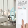 thumbnail image 3 of Apagadores Inteligente,WiFi Interruptor de Pared (Requiere Línea Neutra), Control Remoto, APP Smart Life/Tuya, Compatible con Google Home y IFTTT,2.4G WiFi No Requiere Hub (2 Gan, 3 of 5