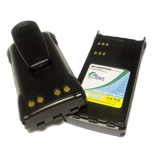 2 Pack Replacement Motorola Hnn9008a Battery For Motorola Gp340 Gp380 Ht750 Ht1250 Gp360 Gp320 Pro5150 Hnn9009a Two Way Radios 1300mah 7 5v Ni Mh Walmart Com Walmart Com