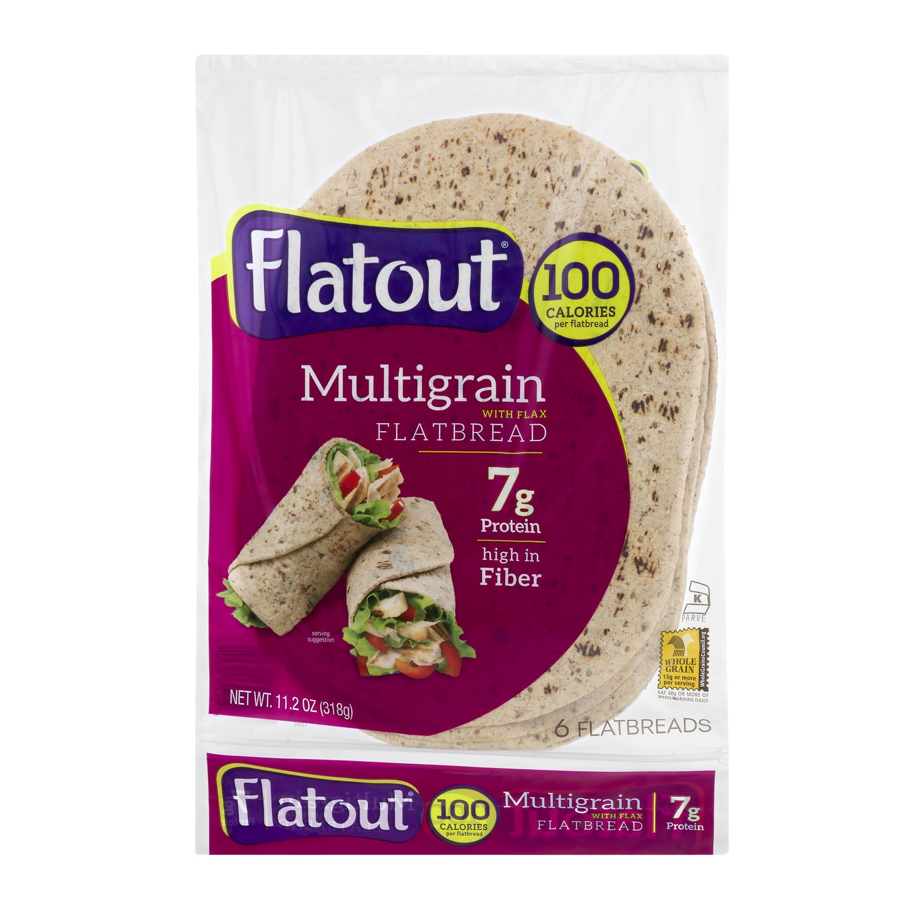 flatout flatbread multigrain with flax flatout flatbread multigrain with flax