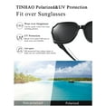 thumbnail image 2 of TINHAO Oversized Sunglasses Fit Over Glasses for Women, Polarized Square Fitover Sun Shades UV400 Protection, 2 of 6