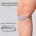 thumbnail image 2 of Hyasfey 2 Pcs Silicone Patella Band Patellar Tendon Stabilizer Knee Brace for Knee Pain And Tendonitis Knee Support Strap for Basketball Running Fitness Training, 2 of 7