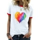 thumbnail image 1 of Fiudx Ofertas Flash Del Día Solo En Línea Camiseta con Estampado de Moda Informal para Mujer, Top de Manga Corta con Cuello Redondo, 1 of 4