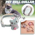 thumbnail image 2 of CAROOTU Collier avec Cloche Mignon Réglable Confortable Collier Animaux de Compagnie Fournitures pour Petit Chien Chat Chaton Chiot Nouveau, 2 of 6
