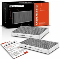 A-Premium 2-PC Cabin Air Filter with Activated Carbon Compatible with Jeep Liberty 2008-2012 & Dodge Nitro 2007-2011