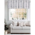 thumbnail image 5 of Vintage Bohemian Valances for Windows Farmhouse Tribe Art Blue Rod Pocket Curtains Valance Short Window Treatment Drapes for Living Room, Bedroom Bathroom 42"&nbsp;W x 12" L, 5 of 5