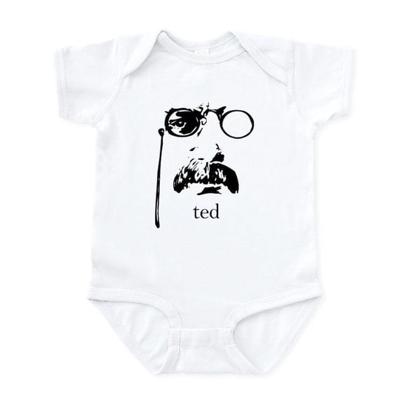 CafePress - Teddy Roosevelt Infant Bodysuit - Baby Light Bodysuit, Size Newborn - 24 Months
