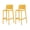Gold, variant on Lagoon Furniture Sensilla Resin Stackable All-Weather Bar Stool, Set of 2 Gold