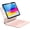 Pink, variant on Keyboard Case for iPad A16 11/10, Magnetic Magic-Stand, Floating Design, Durable Spindles, Multi-Touch Trackpad, 7 Colors Backlit, Stain Resistant PU, Bluetooth