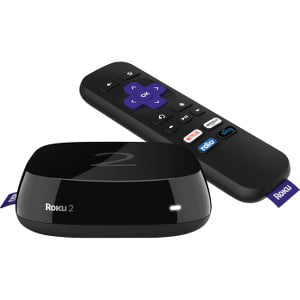 Roku 2 Network Audio/Video Player - Wireless LAN - Black - Dolby Digital 5.1 - Internet Streaming - 1080p - MP4, H.264, MKV - AAC, MP3 - JPEG, PNG - Ethernet - (Best Internet Speed For Live Streaming)