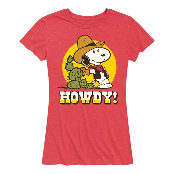 Peanuts - Howdy - Women's Short Sleeve Graphic T-Shirt