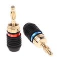 thumbnail image 2 of Enchufe de cable de audio 2pcs 24k Cable de sonido Enchufe de Plátano Accesorios cuadrados / MM Magideal Enchufe de cable de audio, 2 of 7