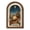 A, variant on Christmas Ornaments, Wooden Fireplace Scene Wall Hanging, Cozy Holiday Decor for Tree and Home Display, Christmas Decorations