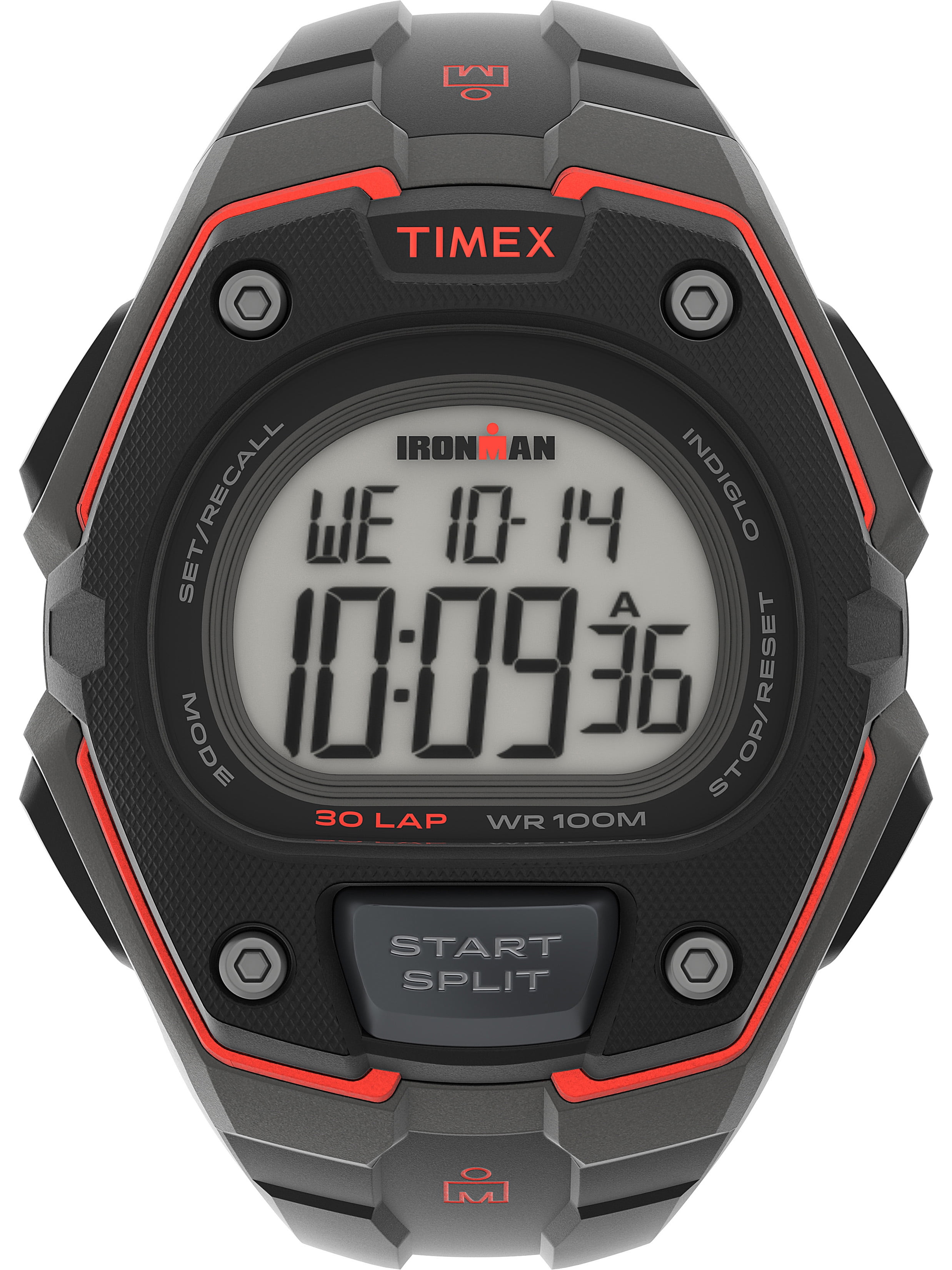 ironman essential 43mm resin strap watch