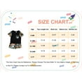 thumbnail image 2 of Kucnuzki 18 Months Infant Boy Summer Outfits Shorts Sets 24 Months Short Sleeve Cool Graffiti Prints Patchwork T-Shirt Tops WalkShorts 2PCS Set Black, 2 of 7