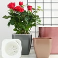 thumbnail image 3 of Walbest Self Watering Flower Pot, Self Watering PP Planter with Drainage Holes, for Indoor Outdoor Flowers Plants Windowsill, 3 of 7