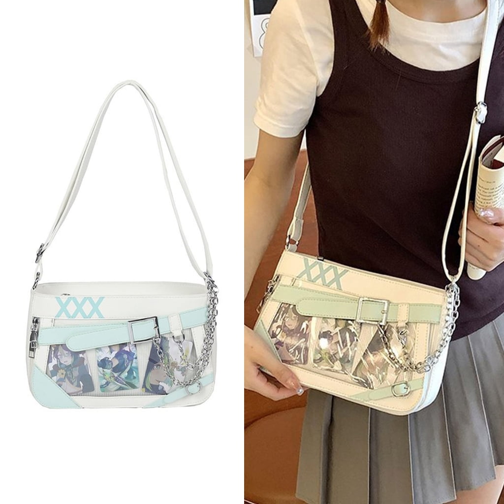 Fashionable Ita Bag for Women withAn1meBadge Display and Color Matching